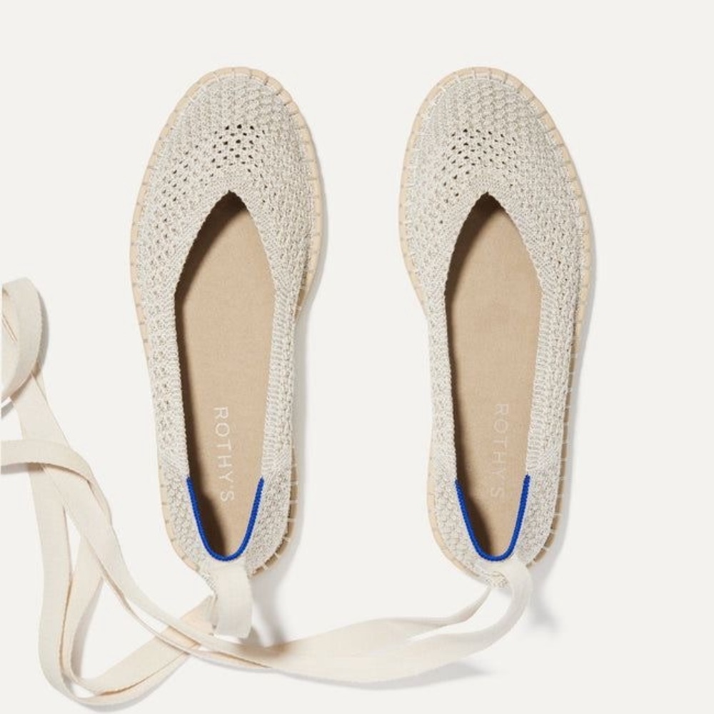 Rothy's Espadrilles in Silver